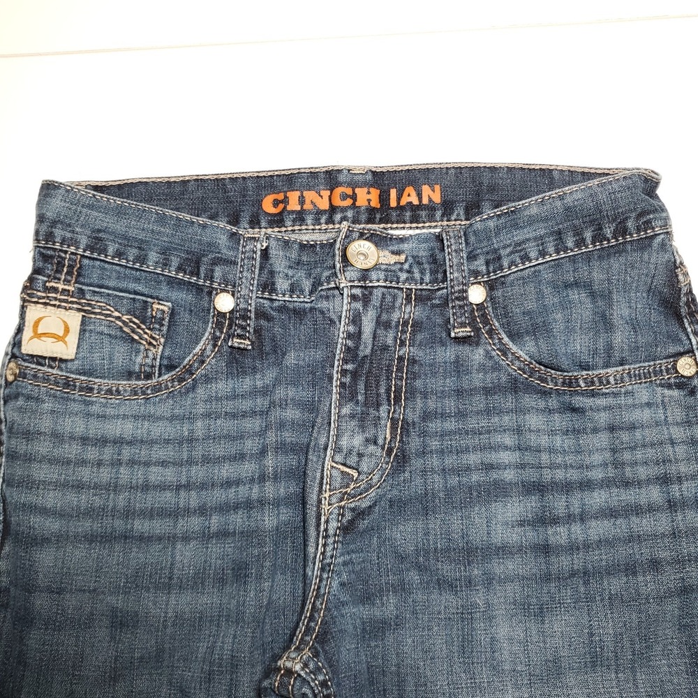 Cinch Ian Mens 29x34 (28x32.5 Actual) Jeans Western Cowboy Denim